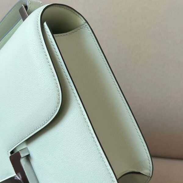 7038b895f3978bc Hermès Constance Swift 0S Light Green Silver Hardware 23cm Full Handmade