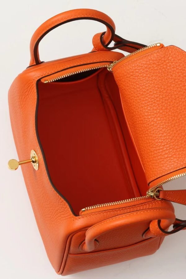 GPC Mode Lindy clemence Leather 9J Orange Gold Hardware 19cm Full Handmade
