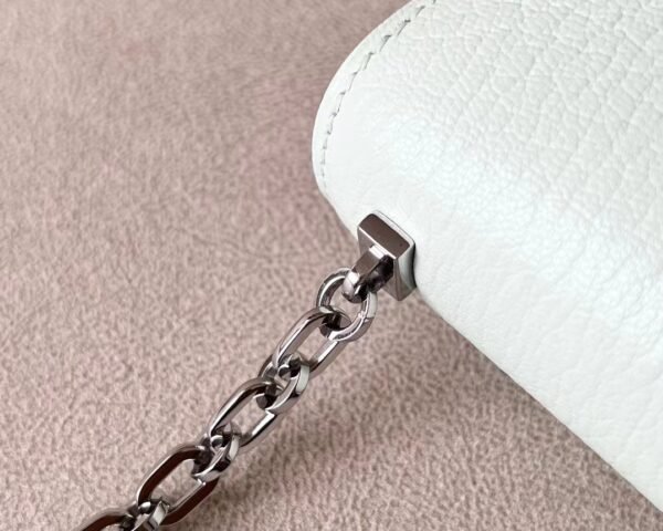 Hermes Verrou chain Chevre 0S Light Green Silver Hardware 17cm Full Handmade