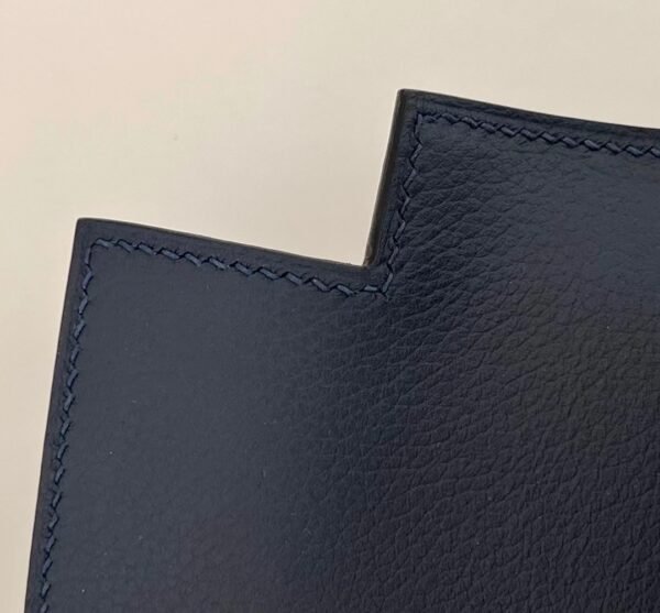 Hermes Kelly dance evercolor Deep Blue Silver Hardware Phw 22cm Full Handmade