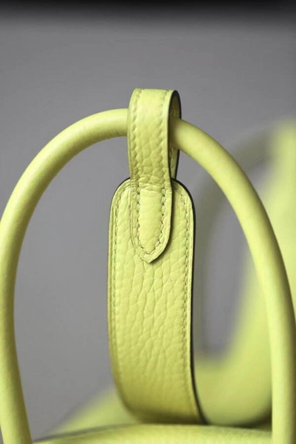 Hermès Lindy TC 9R Lemon yellow Gold Hardware 26cm Full Handmade