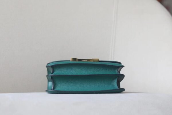 Hermès Constance Epsom Z6 Malachite green Gold Hardware 18cm Full Handmade