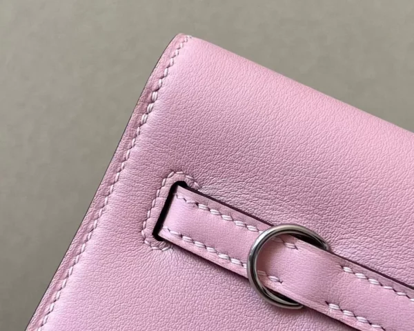 Hermès Kelly dance Swift 3Q sakura pink Silver Hardware 22cm Full Handmade
