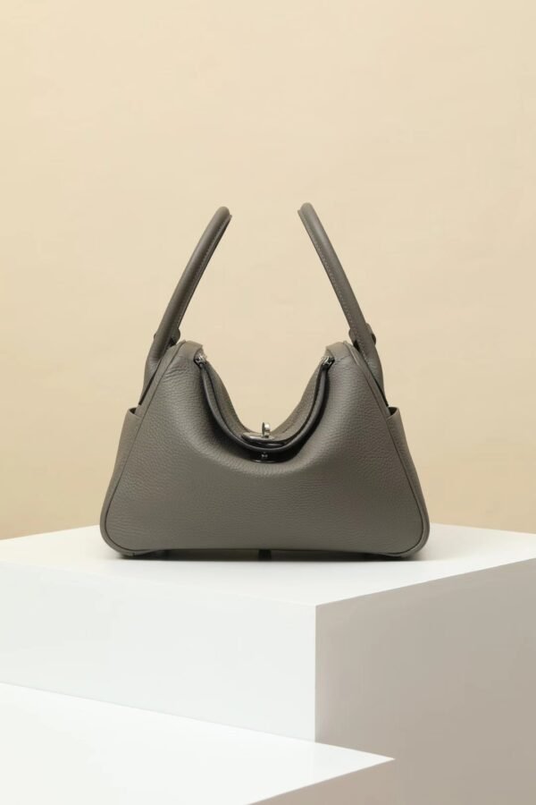 GPC Mode Lindy clemence 0L Medium Grey Silver Hardware 26cm Full Handmade