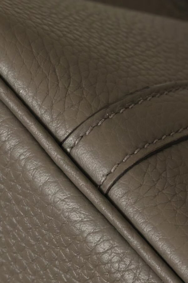 8dd4c3adb04e1f9 GPC Mode Picotin TC Leather 8F deep Grey Silver Hardware 18cm Full Handmade