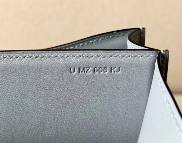 Hermes Constance epsom J7 Linen blue Silver Hardware 18cm Full Handmade