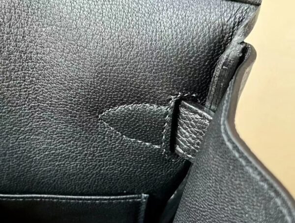 Hermes Kelly Hacados Togo CK89 Black Silver Hardware 18cm Full Handmade