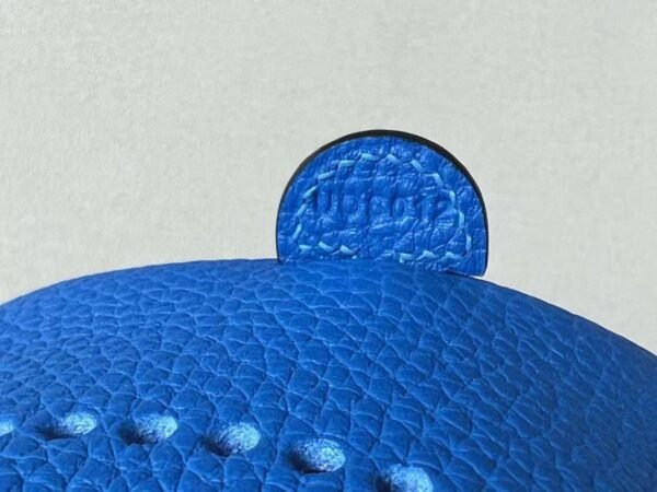 Hermes Evelyne TC Leather 08 Bright Blue Silver Hardware 17cm Full Handmade