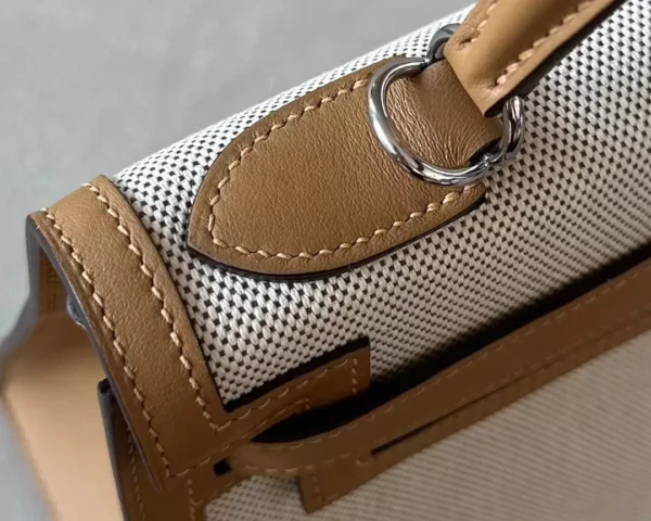 987aebc8759b983-jpg Hermès Kelly Swift & Canvas 4B Biscuit Khaki Silver Hardware 28cm Full Handmade