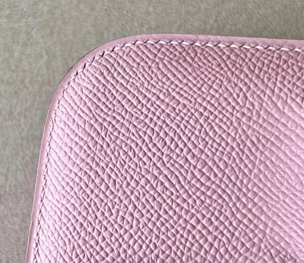 Hermès Constance Epsom 3Q sakura pink Silver Hardware 18cm Full Handmade