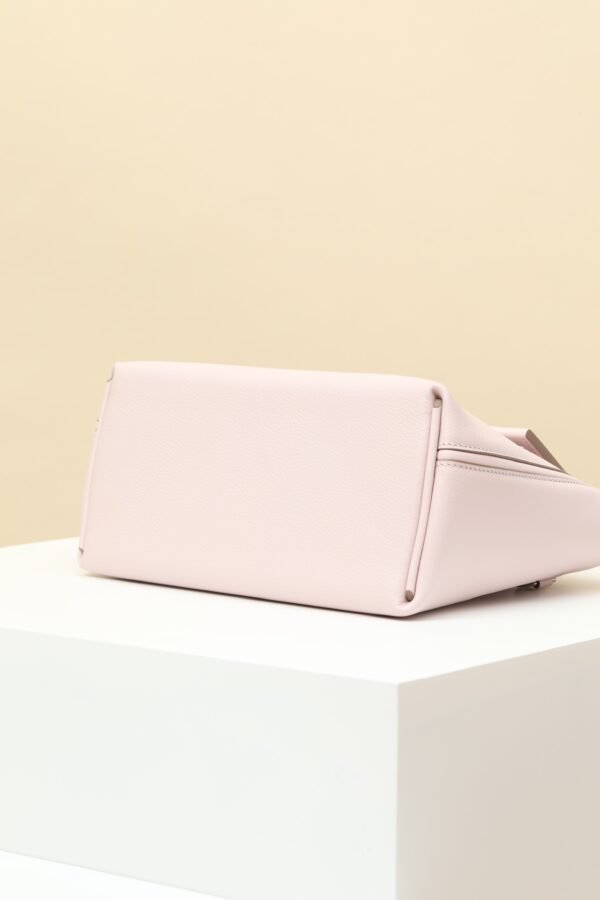 GPC Mode Mini Kelly 2424 Evercolor & Swift 09 Light Purple Pink Silver Hardware 21cm Full Handmade