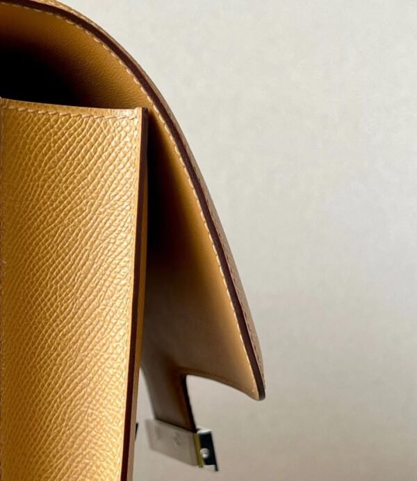 9cb5cc99e4989d9 Hermes Constance epsom 2S Sesame yellow Lemon yellow Enamel buckle 23cm Full Handmade