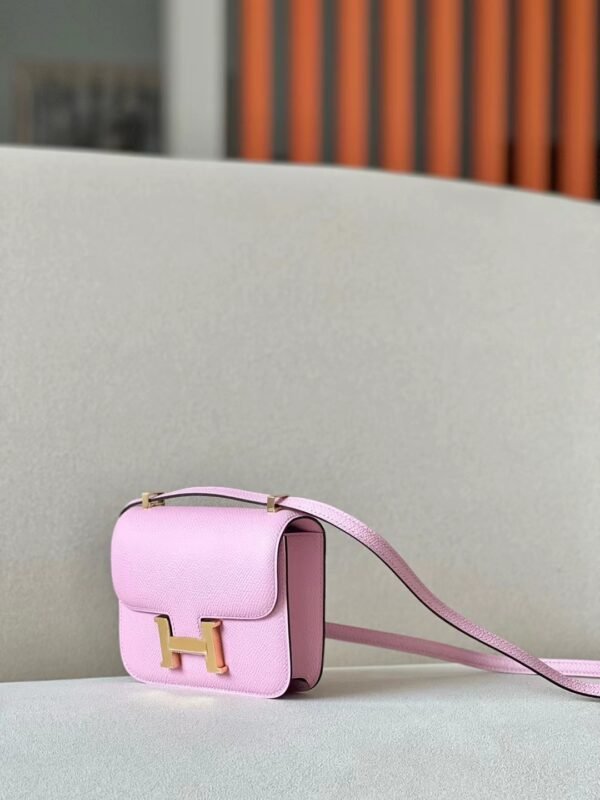 9df4c5727a3584d Hermes Constance Epsom X9 mallow purple Gold Hardware 13.5cm Full Handmade