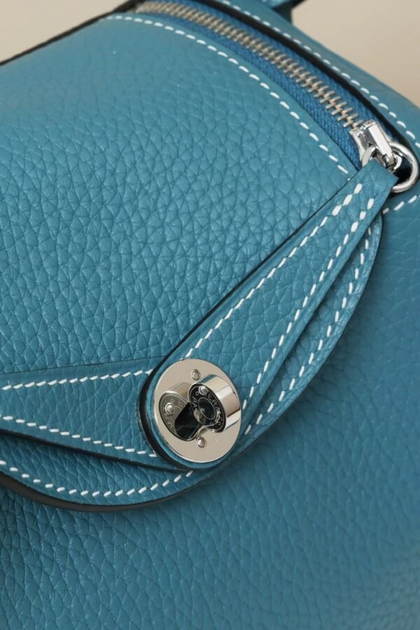 GPC Mode Lindy clemence Leather D2 New Denim blue Silver Hardware 19cm Full Handmade