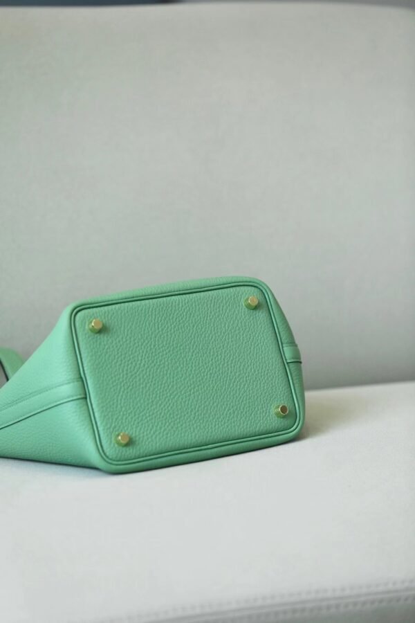 Hermès Picotin TC 3i Avocado green Gold Hardware 18cm Full Handmade