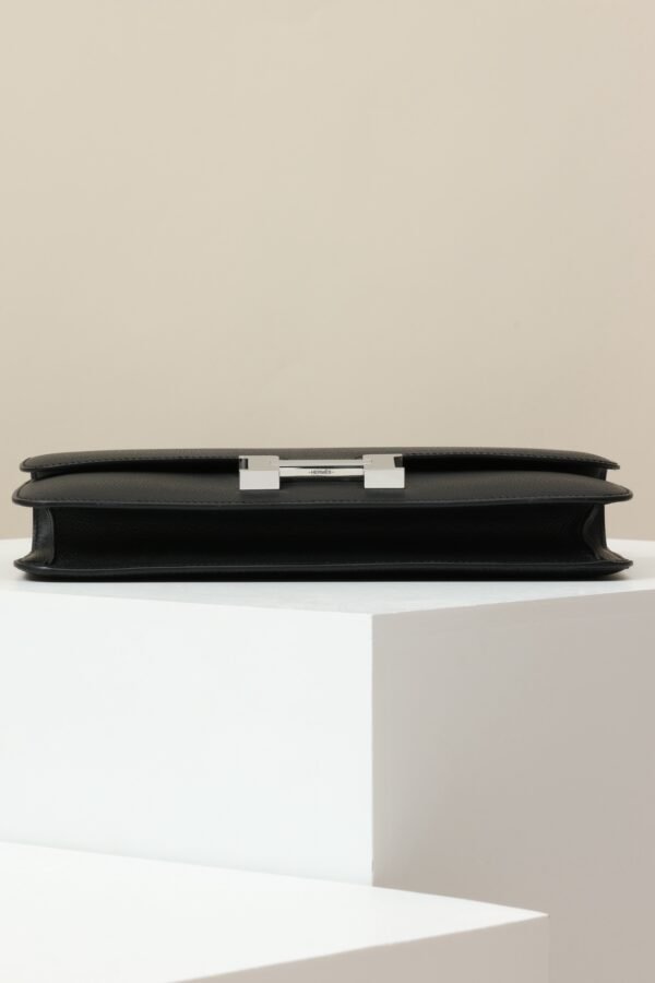 a10879db1b44cbb GPC Mode Constance Elan Epsom CK89 Black Silver Hardware 24cm Full Handmade