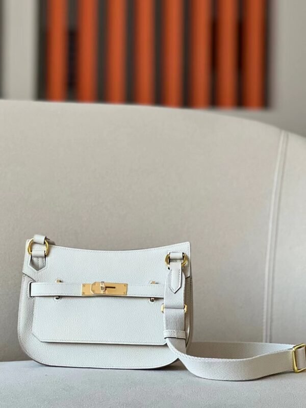Hermes Mini Jypsiere Evercolor Grey Gold Hardware 23cm Full Handmade