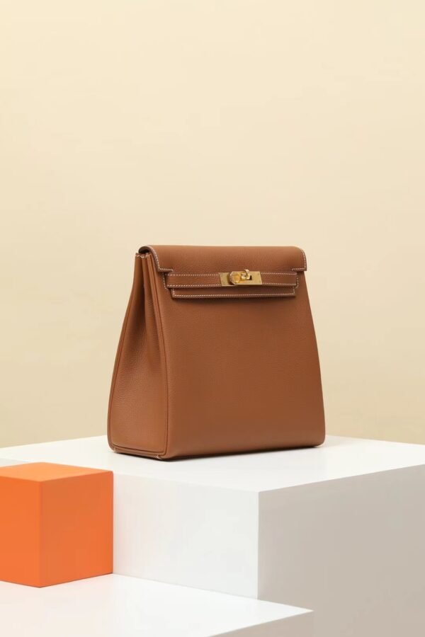 GPC Mode Kelly ado Togo Leather Ck37 Golden Brown Gold Hardware 22cm Full Handmade