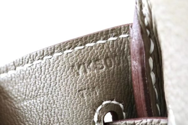 Hermes Kelly Togo CK18 Etoupe Grey Gold Hardware 28cm Full Handmade