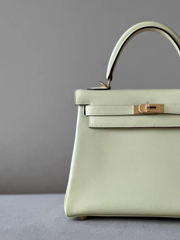 Hermès Kelly Swift 1Z Light Yellow Gold Hardware 25cm Full Handmade