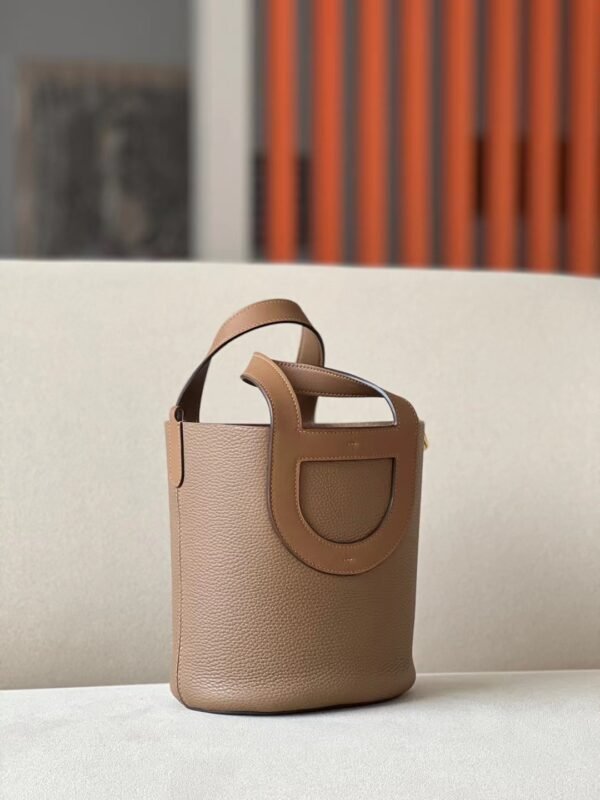 aa9e5c04d920445 Hermes picotin TC Leather D0 Light Coffee Gold Hardware 18cm Full Handmade
