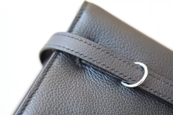 Hermès Kelly dance evercolor CK89 Black Silver Hardware 22cm Full Handmade