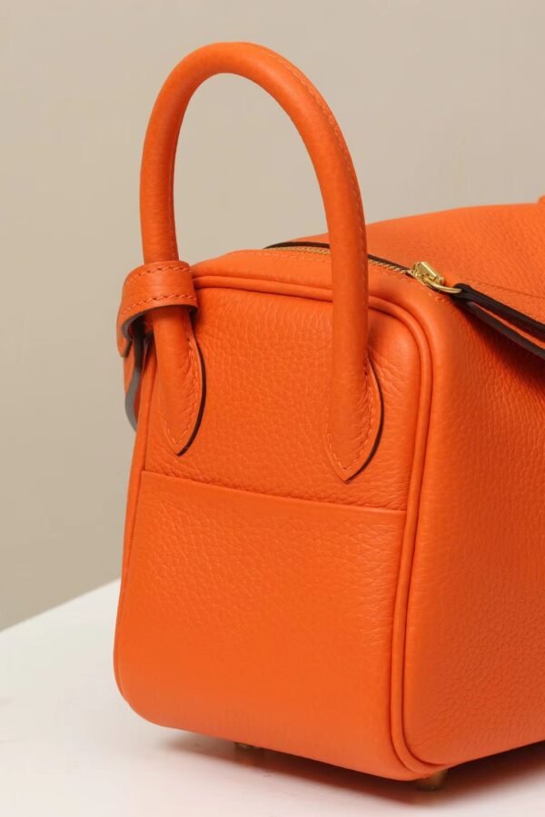 GPC Mode Lindy clemence Leather 9J Orange Gold Hardware 19cm Full Handmade