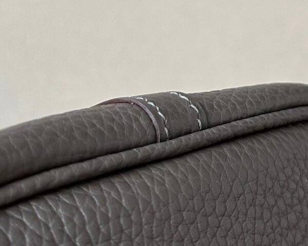 Hermès Picotin TC Leather 8F tinware grey Gold Hardware 18cm Full Handmade