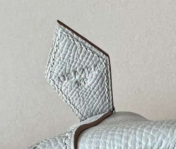 Hermes Bolide Epsom Pearl grey & Pink Gold Hardware 26cm Full Handmade