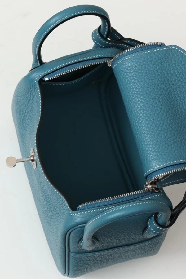 GPC Mode Lindy clemence Leather D2 New Denim blue Silver Hardware 19cm Full Handmade