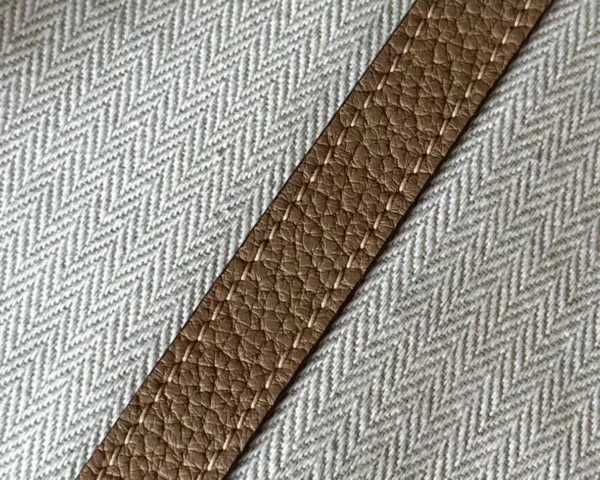 Hermès Garden party Ne Leather 4B Khaki Silver Hardware 30cm Full Handmade