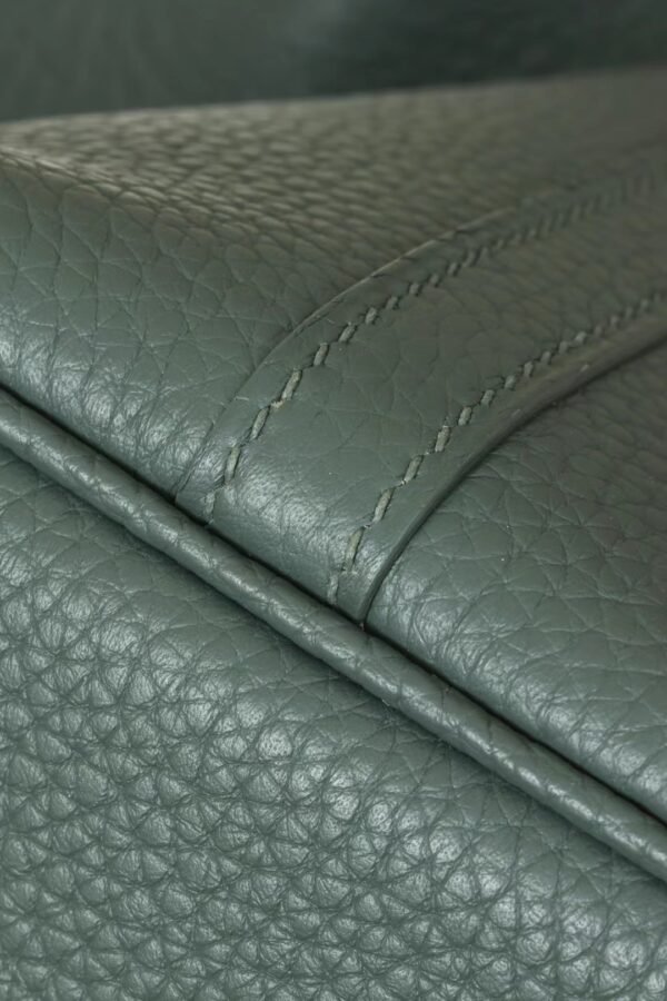 GPC Mode Picotin TC Leather CK63 Almond green Silver Hardware 18cm Full Handmade