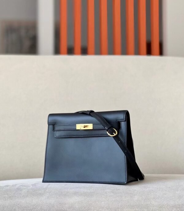 Hermès Kelly dance Swift CK89 Black Gold Hardware 22cm Full Handmade