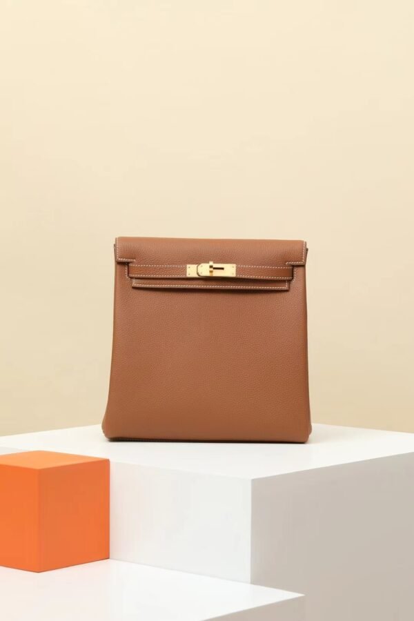 GPC Mode Kelly ado Togo Leather Ck37 Golden Brown Gold Hardware 22cm Full Handmade