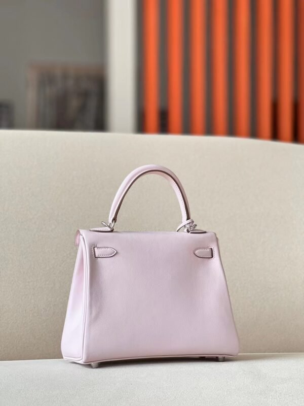 Hermes Kelly Swift 09 Light Purple Silver Hardware 25cm Full Handmade