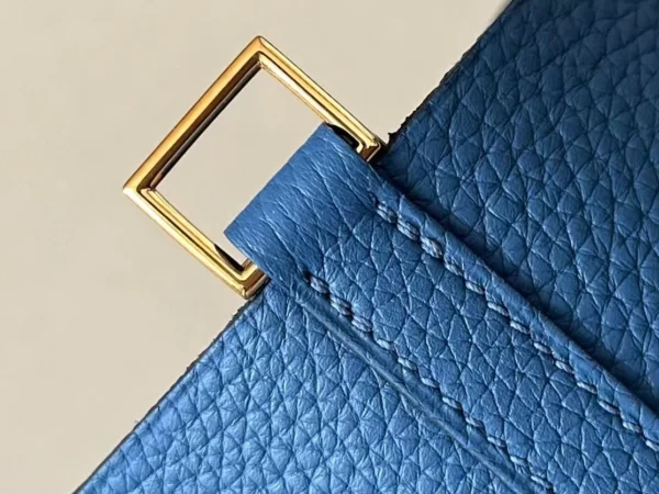 Hermès Picotin TC R2 Agate blue Gold Hardware 18cm Full Handmade