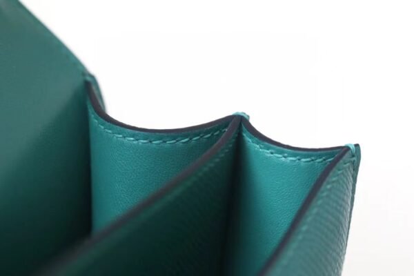 Hermès Constance Epsom Z6 Malachite green Gold Hardware 18cm Full Handmade