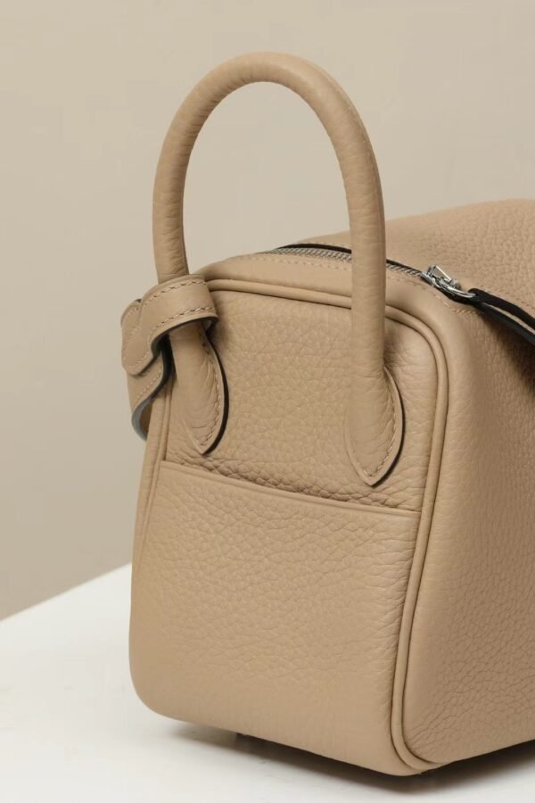 GPC Mode Lindy clemence Leather S2 Light Khaki Silver Hardware 19cm Full Handmade