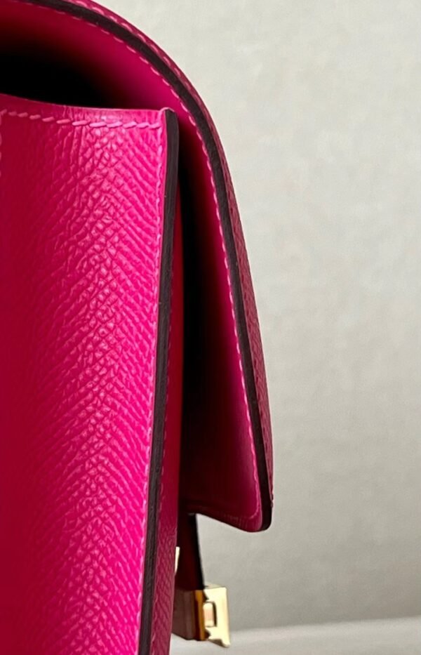 Hermès Constance Epsom 0E Rose Pink Gold Hardware 18cm Full Handmade