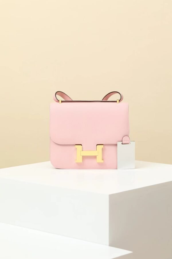 GPC Mode Constance Epsom 3Q Sakura Pink Gold Hardware 18cm Full Handmade