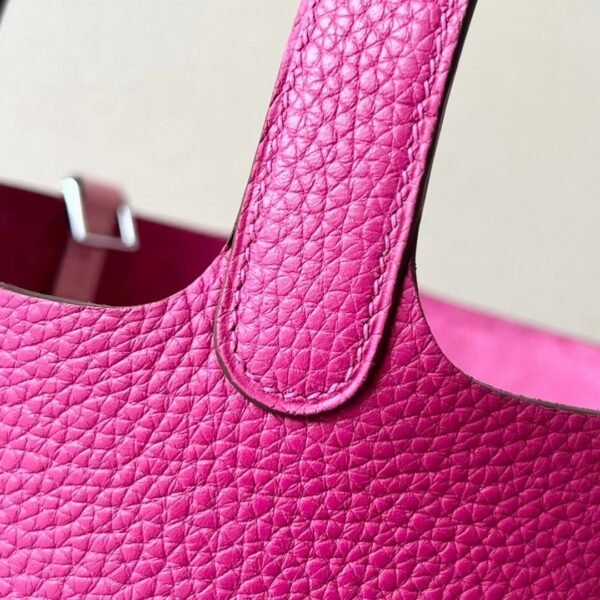 c3e01d2f1598834 Hermes Picotin TC L3 Rose Purple & 3Q sakura pink Silver Hardware 18cm Full Handmade