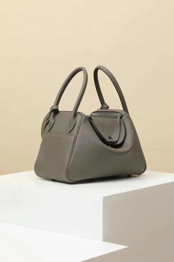 GPC Mode Lindy clemence 0L Medium Grey Silver Hardware 26cm Full Handmade