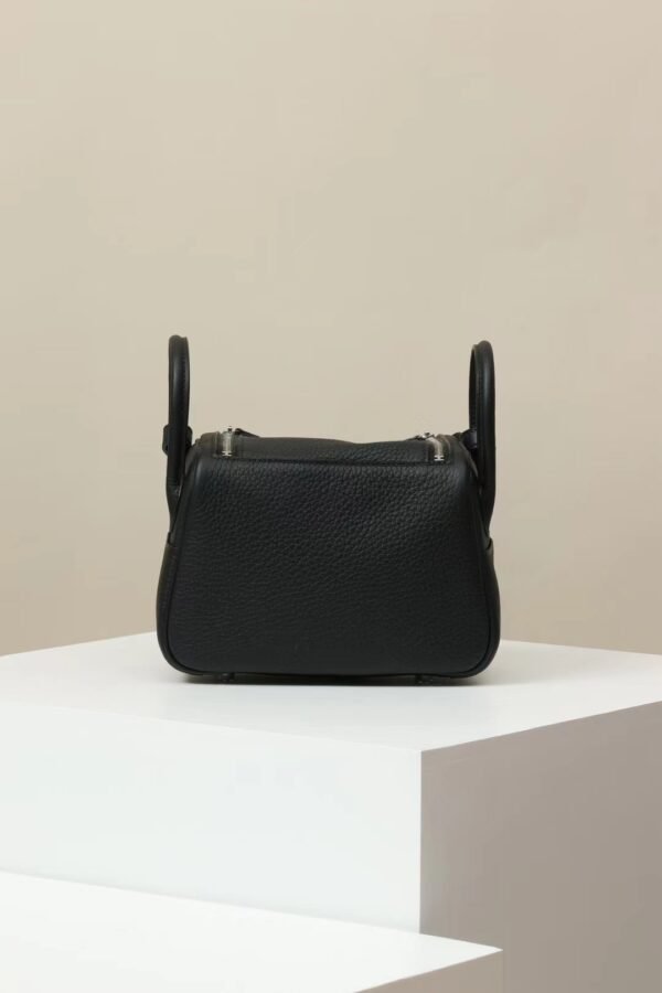 c5ccf6bd7d73a8c GPC Mode Lindy clemence Leather CK89 Black Silver Hardware 19cm Full Handmade