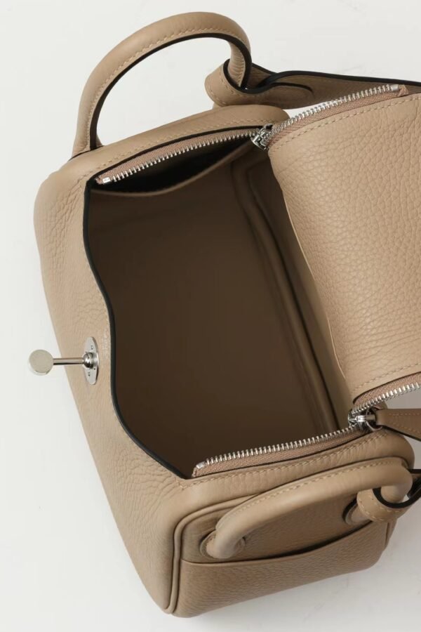 GPC Mode Lindy clemence Leather S2 Light Khaki Silver Hardware 19cm Full Handmade