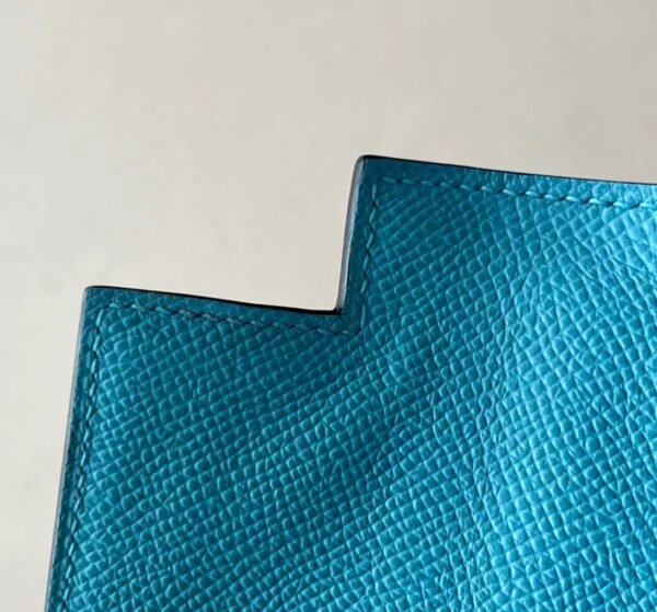 ca8c1112096d3f3 Hermes Kelly Epsom P3 Candy blue Gold Hardware 25cm Full Handmade