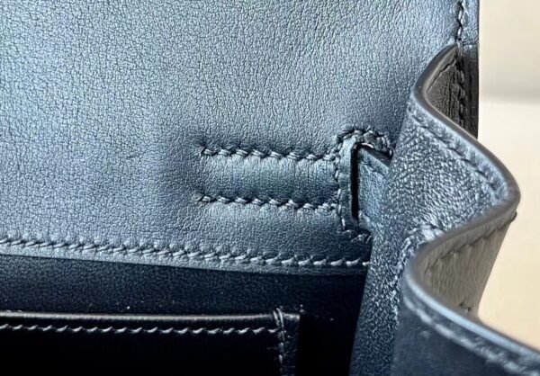 Hermès Kelly dance Swift CK89 Black Gold Hardware 22cm Full Handmade