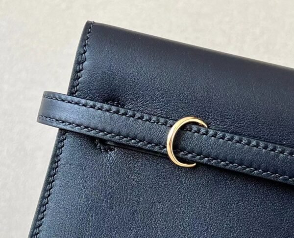 Hermès Kelly dance Swift CK89 Black Gold Hardware 22cm Full Handmade