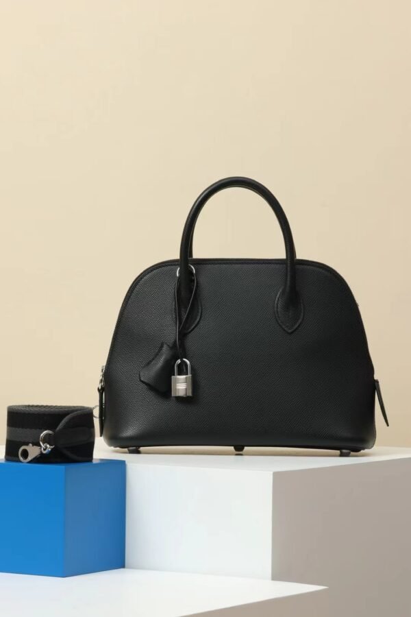 GPC Mode Bolide Epsom CK89 Black Silver Hardware 25cm Full Handmade