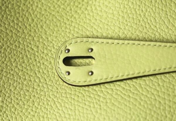 Hermès Lindy TC 9R Lemon yellow Gold Hardware 26cm Full Handmade