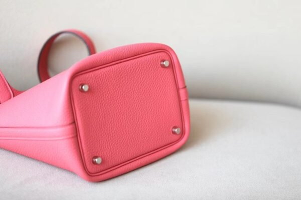 Hermès Picotin TC U5 Rose Pink Silver Hardware 18cm Full Handmade